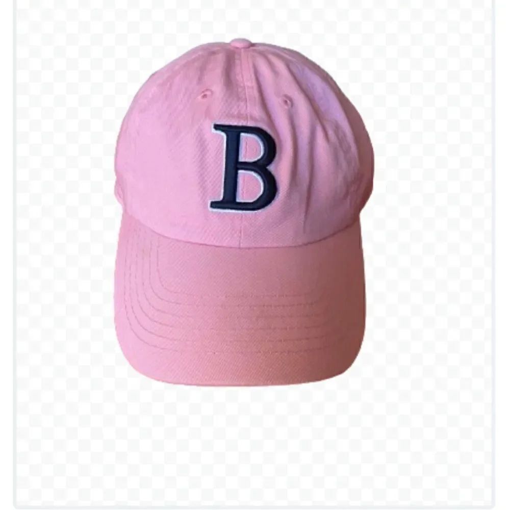 Boston red socks, pink 100% cotton baseball cap